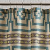 JUNGALOW Hypnotic Fabric Shower Curtain, Machine Washable, 72" x 72",