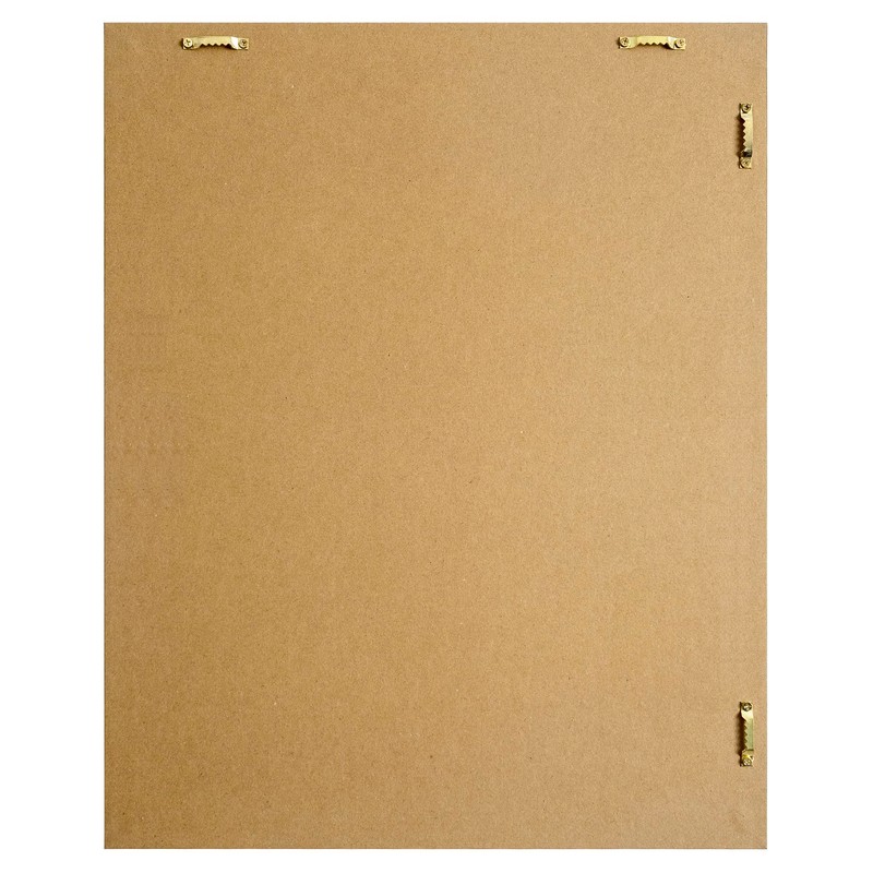 Phore Rectangular Wall Mirror White Bathroom Mirror 16" x 20"