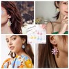 6 Pairs Daisy Dangle Earrings for Women Girls Funky Earrings