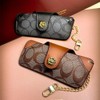 AooCare Eyeglass Case, Leather, Eyeglass Case, Glasses Case, Antique, Slim,