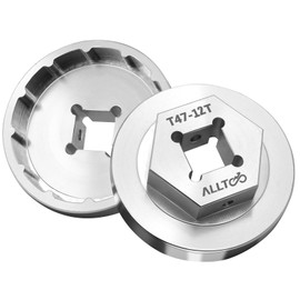 Bike Bottom Bracket Disassembly Tool Suitable for Trek Emonda T47 for SRAM Dub T47 16 Teeth Center Axle and Other 16T T47 Bicycle Center Axle Tools with Diameter 52.2mm (T47-12T Tool