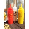 New Star Foodservice 28560 Smiley Faces Squeeze Bottle Set, Plastic,