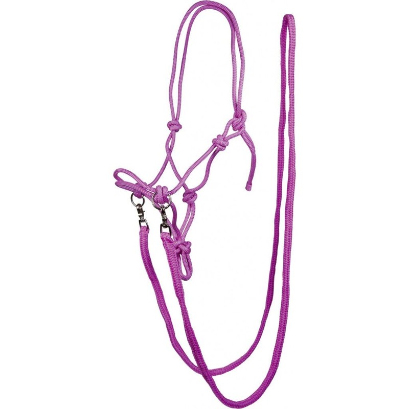 HKM Knot Halter with Reins Horse Halter Black Pony