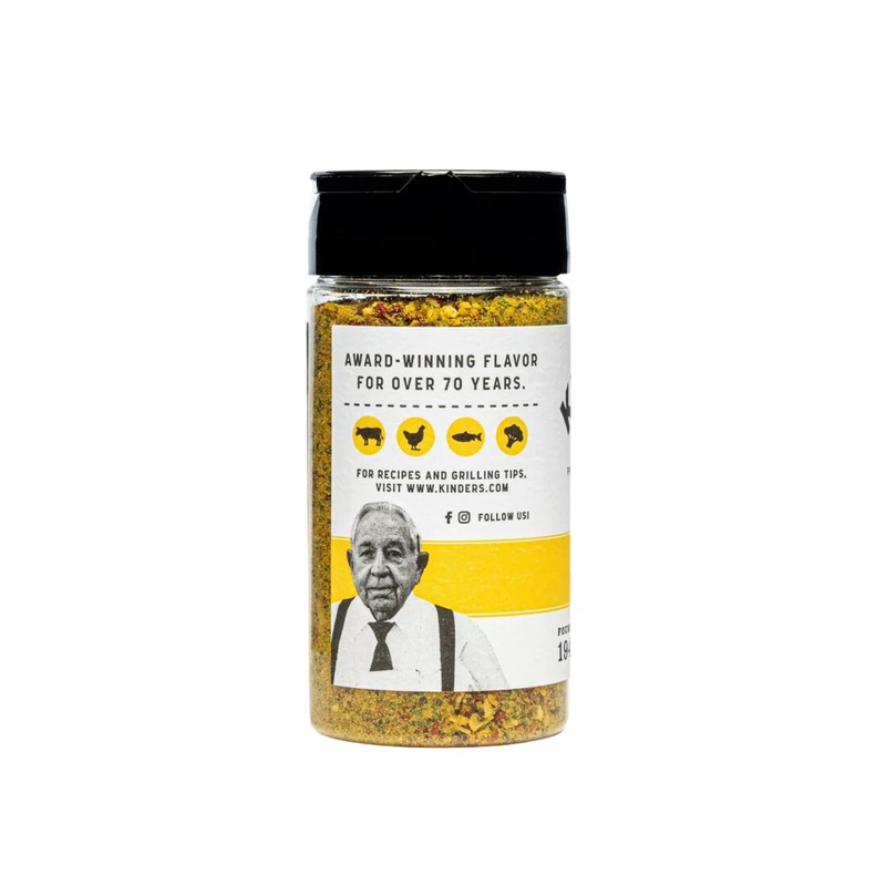 Kinders Buttery Steakhouse Seasoning Bundle with Reusable Food Pouch by