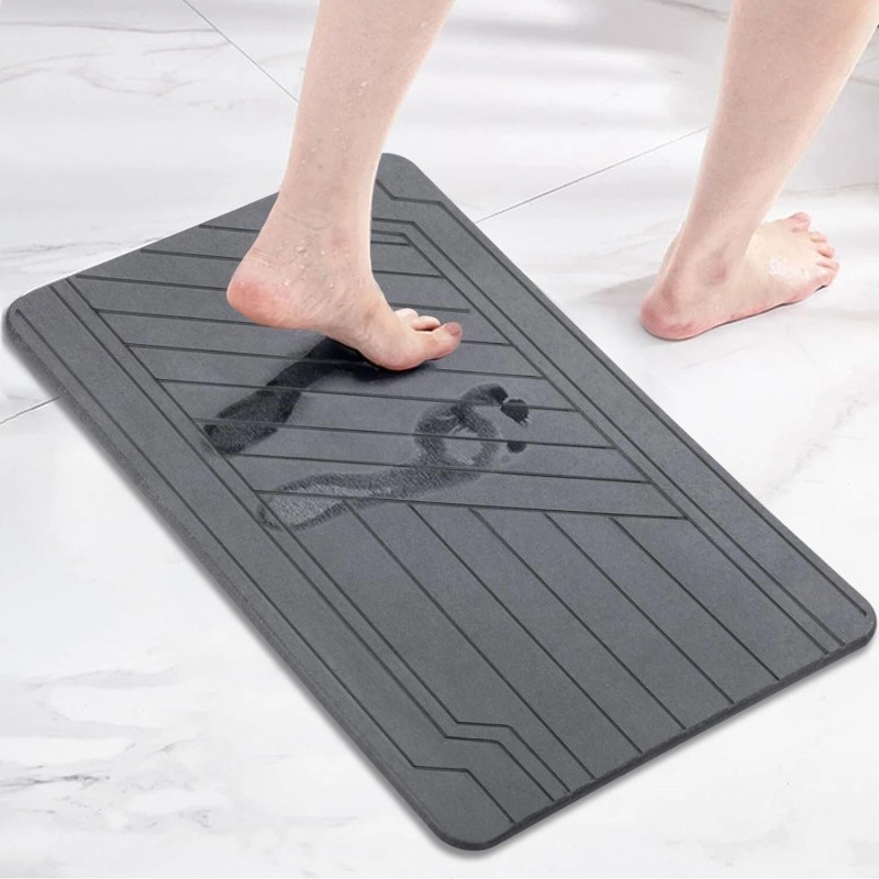 Lydia's Deal Stone Bath Mat Diatomaceous Earth Shower kitchen Super