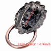 5Pcs Dresser Drawer Cabinet Pull Lion Head Rings Handle Classical