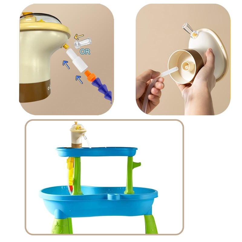 Water Table Pump, Battery Powered Work Continuously for 4 Hours,