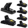 6 Pack Mouse Traps Indoor for Home,Mice Traps for House,Reusable