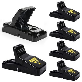 6 Pack Mouse Traps Indoor for Home,Mice Traps for House,Reusable Mouse Trap That Work,Small Mice Catchers for Home Indoor, Quick Set Mousetraps Effective