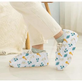 Losuya 40pcs 20 Pairs Shoe Covers Disposable Non-Slip Non-Woven Fabric Boot Covers for Indoors Boot Shoes Cover Protector Covers