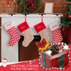 Yaocom Christmas Stocking Holders for Mantle Metal Stocking Hangers Weighted