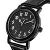 JIZZU Mens Watches Analog Quartz Watch, Man Leather Watches with