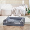 Quagming Orthopedic Dog Bed for Large Dogs, Washable Dog Sofa,