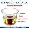 CHEF ROYALE 50x Jager Bomb Shot Glasses - Disposable Plastic