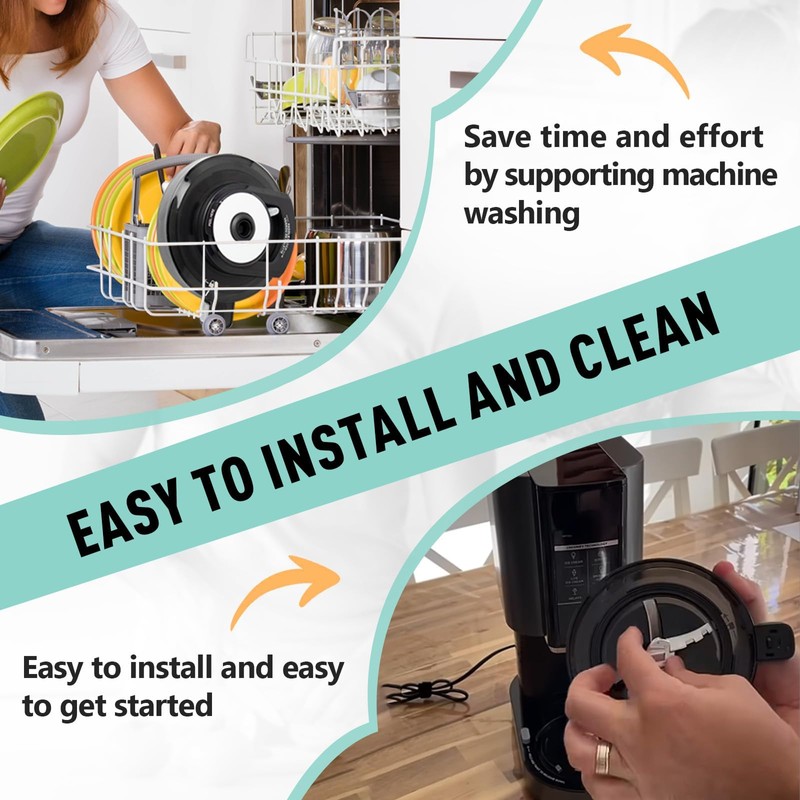 Reusable Replacement Outer Bowl Lid for Ninja NC301 Ice Cream