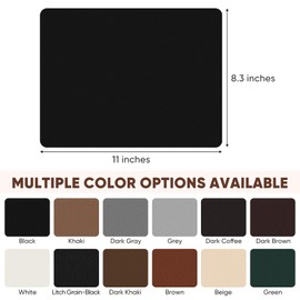 8.3″ x 11″Leather Repair Patch,Self Adhesive Repair Tape,Leather Repair Kit for Furniture,Car Seat,Couches, Cabinets, Handbags（Black）