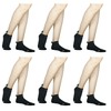 In"tocco 6 Pairs - Unisex Cotton Socks with Sponge Insole,