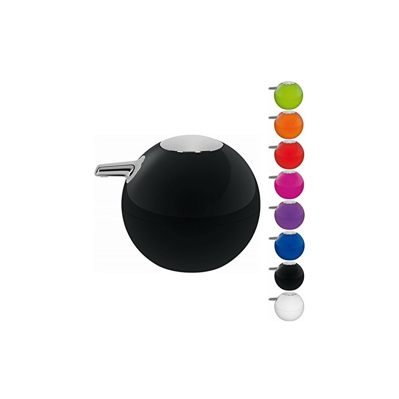 Spirella 10.17239 Soap Dispenser Bowl Glossy Black