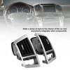 1 Pair Center Console Air Vent Outlet Grille Improve Air