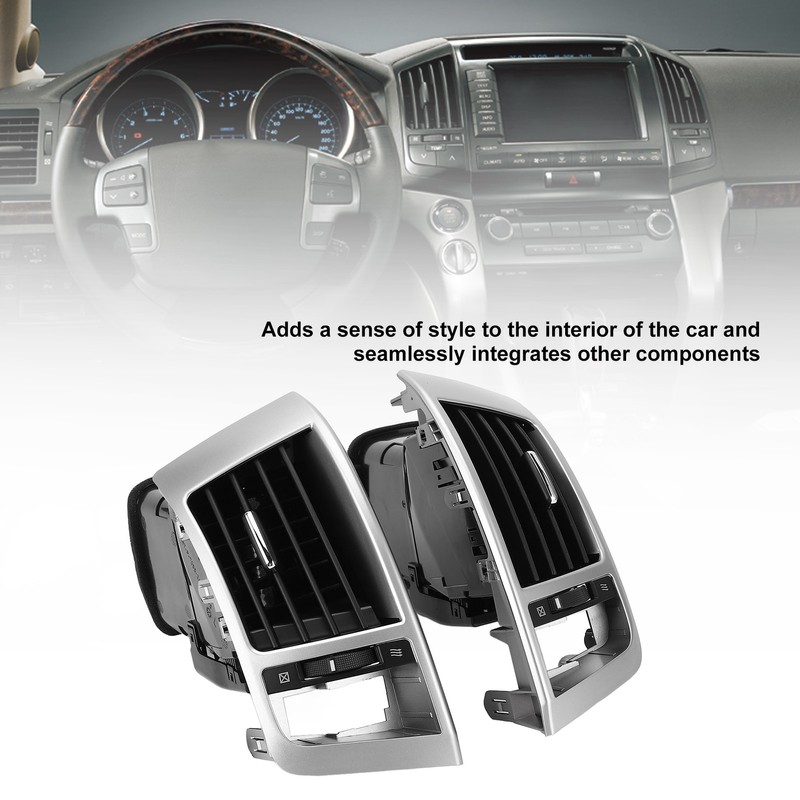1 Pair Center Console Air Vent Outlet Grille Improve Air