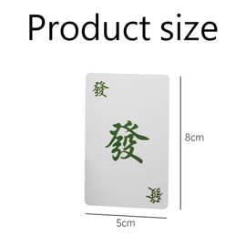 AMBEERT Mahjong Set, Mahjong Game, Mahjong Tiles, 144 Mah Jong Playing Cards+2 Dices+iron Case, Portable Mah Jong Card Set for Family Gatherings, Travel, Parties, And Office Entertainment ﻿
