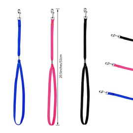 NA 3 Pieces Pet Dog Grooming Loops Leash Pet Bathing Tether Straps Dog Cat Bathing Nylon Restraint Noose Harness Safety Rope Pet Grooming Table Bathtub supplies for Pet Grooming Table Bathtub