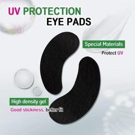 Eyelash Extension Eye Pads UV Protected Eyelash Pads Eyelash Extension Eyelash Lifting Eye Gel Patches for Girls of All Ages 50 Pairs (Pack of 100)