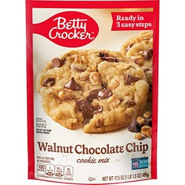 Betty Crocker Cookie Mix, Walnut Chocolate Chip, 17.5 oz Pouch