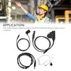 Throat Mic Headset 7.1mm Plug with PTT Adapter Push to