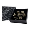 Let's Play Games Hollow Dragon RPG Dice Set, Tarnished Gold
