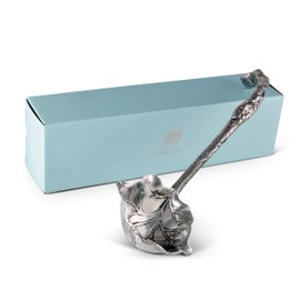 Arthur Court Aluminum Metal Fleur-De-Lis Punch/Soup/Serving Ladle Silver Spout 12 inch Long