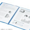 コクヨ ファイル クリアファイル A4 青 20枚 替背紙式 ラ-560B
