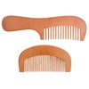 High Quality Wooden Comb, Natural Peach Wood Comb, Scalp Massage,