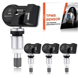 GEARLEADER 4PCS Multi-Protocol TPMS Tire Pressure Sensors Fit for Renault for Peugeot for Citroen All Models 315&433MHz Snap-in Tire Pressure Monitoring System Replacement