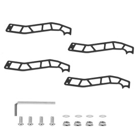 PSLER Door Handle Latches for X3, Metal Door Handle Latches Compatible with Maverick X3 X DS RS Turbo R Max 2 and 4 Door 2017-2025 (Black-4pcs)