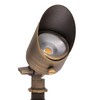 Lumen Logic 12V 6W Solid Brass (Bronze) LED Outdoor Spotlight