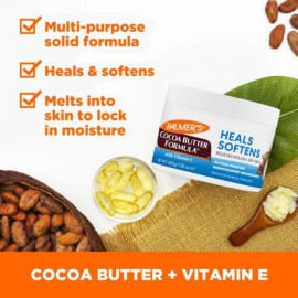Palmer's Cocoa Butter Formula Daily Skin Therapy Solid Lotion with Vitamin E, Bo