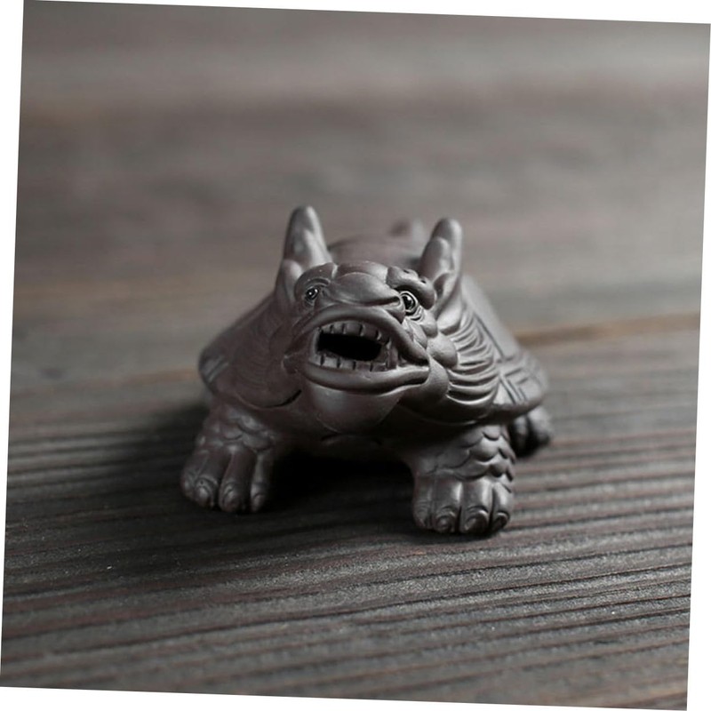 STOBAZA 3 Pcs Cute Dragon Turtle Shaped Adornment Ceramic Desktop