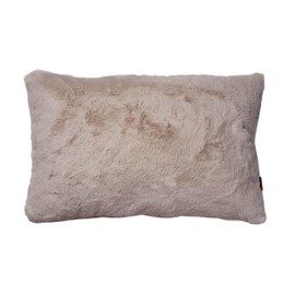 Hugo Frosch Kairo Design Cushion Longhaired Taupe with Eco Hot Water Bottle 2.0 L