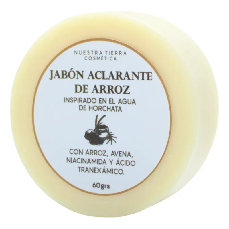 Jabn Aclarante De Arroz Con Niacinamida Y Tranexmico 60grs