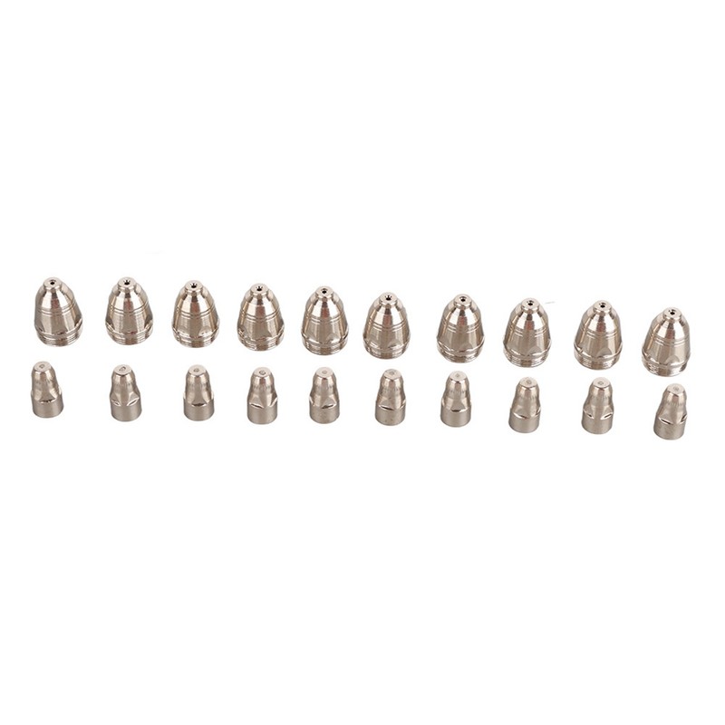 P80 Plasma Cutter Torch Electrode Nozzle Combination Set 20pcs (1.5mm