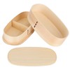 Lunch Box Set Japanese Style Wooden Food Storage Container for