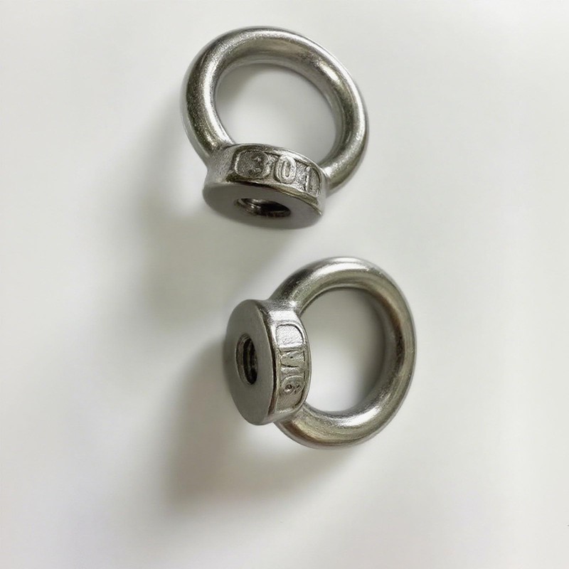 Lashua Ring Nut M6, 10 Pieces 304 Stainless Steel Ring