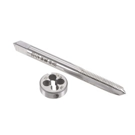 sourcing map 1/4"-28 UNF Tap Set, HSS Machine Tap with Round Tap, Right Hand