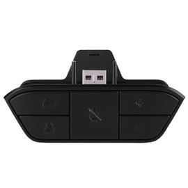 Stereo Headset Adapter, Stereo Headphone Converter Adapter for One with Volume Adjusting and Mute