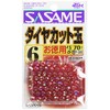 Sasame P-388 Tool Shop Value Diamond Cut Red #5