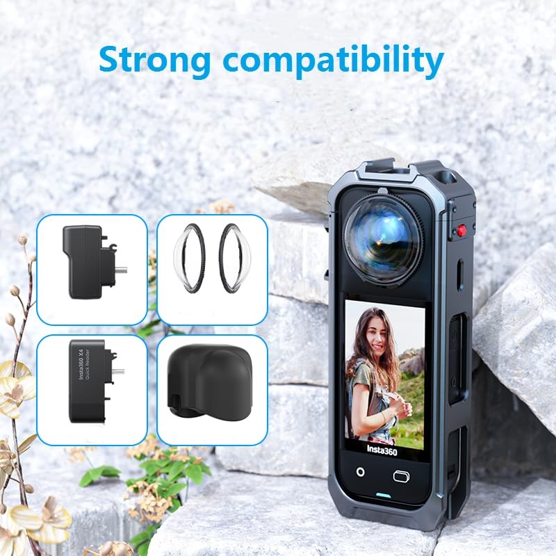 Aluminum Alloy Cage Protective Frame for Twaxl Insta360 X5