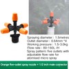 Garden Mist Drip Irrigation Dripper Adjustable Flow Rate Allround Garden