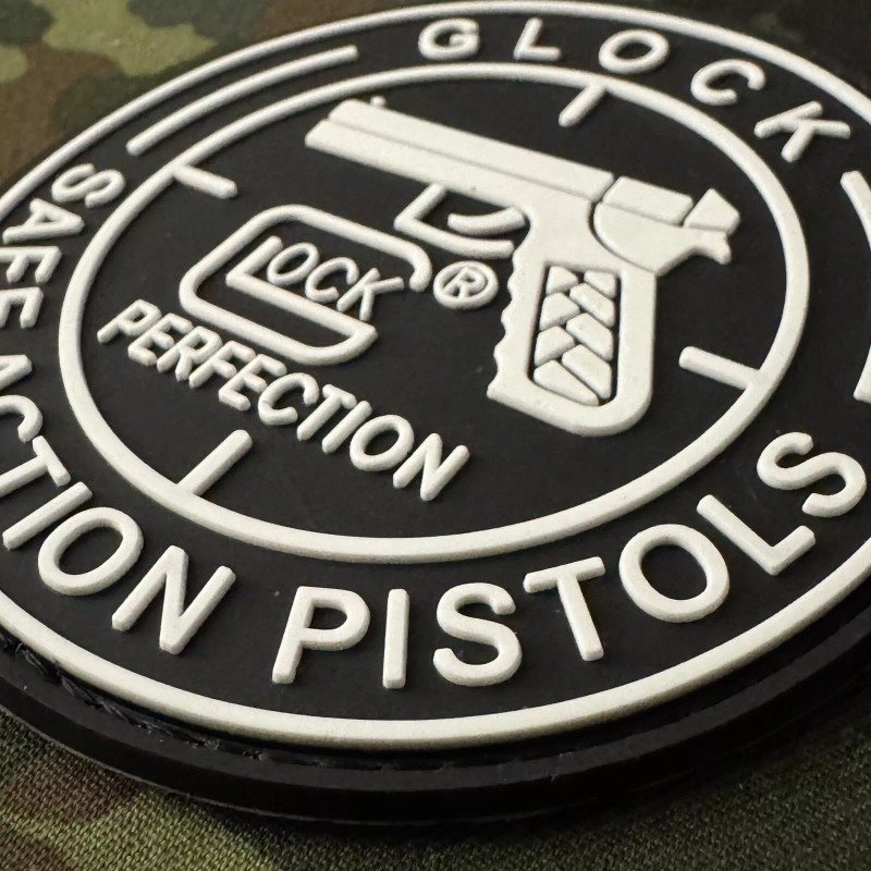 GLOCK SAFE ACTION PISTOLS PVC Patch Hook Back LUMINOUS GLOWS