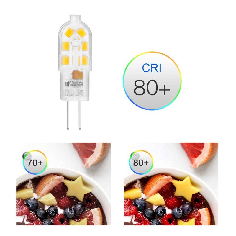 X-Molin Bipin led Bulb 12v G4 Light Bulb, Warm White